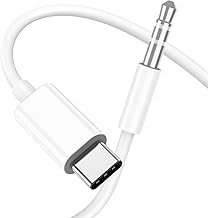 Oliveria USB C Jack Aux Cable Car Mobile Phone, USB C to 3.5 mm Jack Cable for iPhone 15 Pro Max/15 Plus, Samsung Galaxy S23/S22/S21 Ultra, Huawei P40/Mate40, Xiaomi, Headphones, Home/Car Stereos