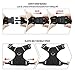 WINSEE Dog Harness No Pull, 4 Snap Buckles Pet Harness with 2 Leash Clips, Adjustable Soft Padded Dog Vest, Reflective Pet Oxford Walking Vest with Easy Control Handle, NO Need Go Over Dog’s Head