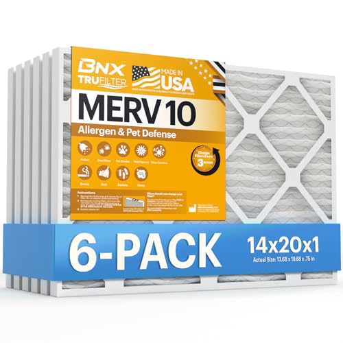 BNX TruFilter 14x20x1 MERV 10 Filter