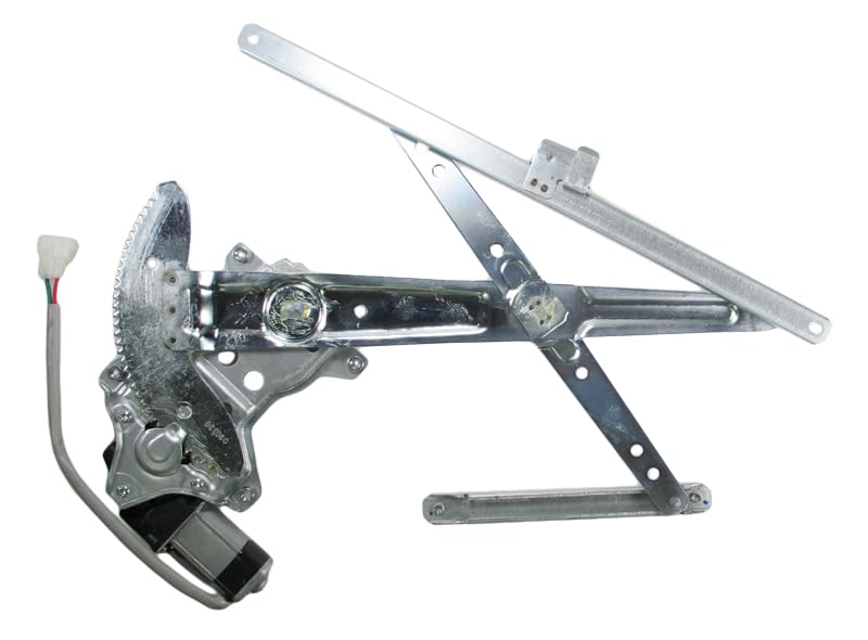 Image of TRQ Front Driver Side Power Window Motor and Regulator Assembly Power Compatible with 91-97 Toyota Land Cruiser 96-97 Lexus LX450