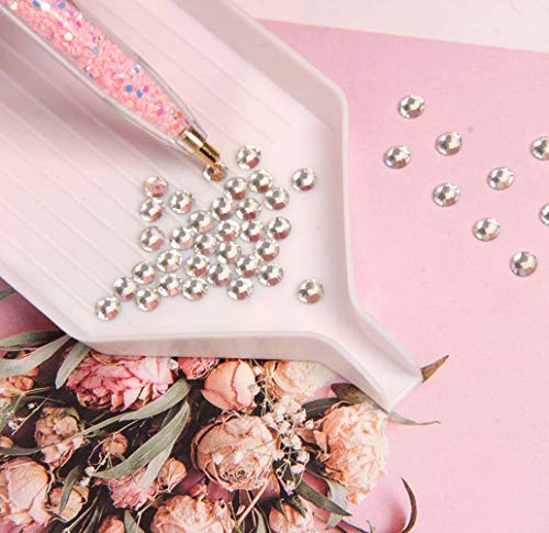 4 peças de caneta de broca de diamante, pompom, arte de unhas, pontilhada, caneta pontilhada, manicu