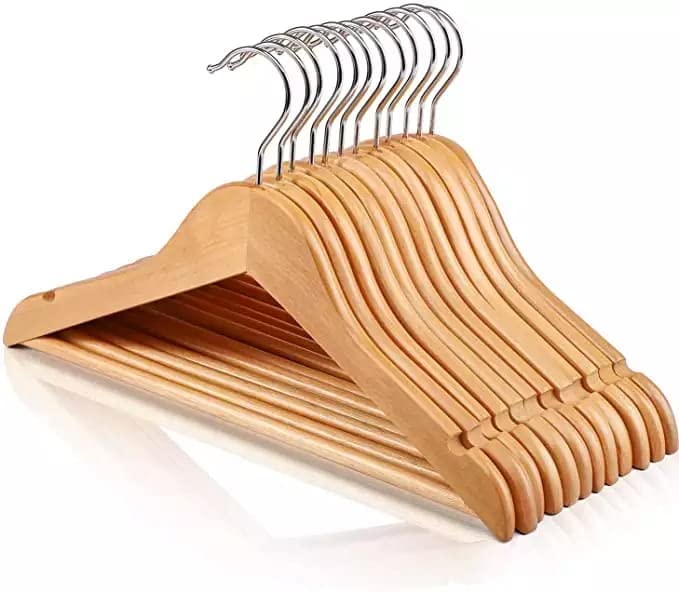 Image of Wooden Children Kids Hanger (10)