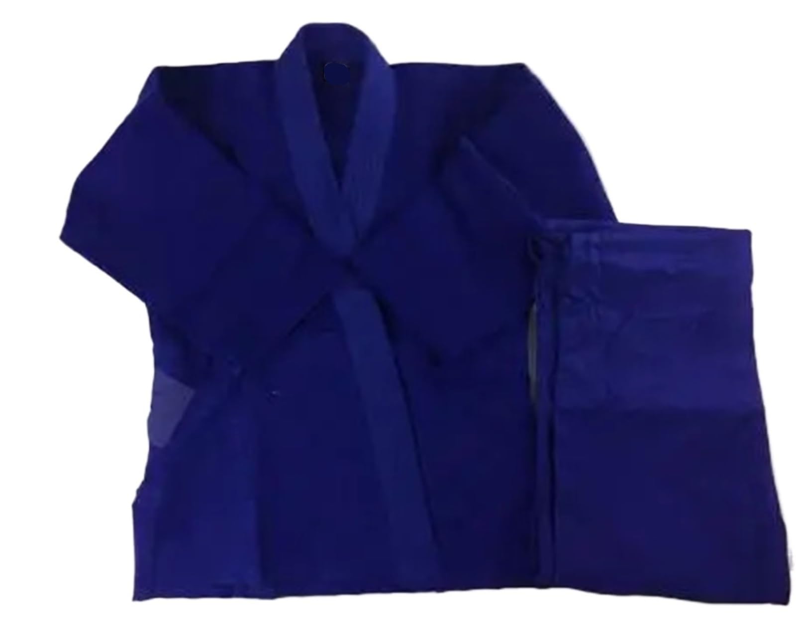 Kimono Jiu Jitsu Uniformes de algodón Judo Gi for Hombre y Mujer, Uniformes de Entrenamiento de Judo for Adultos, Color Azul Blanco para Hombres