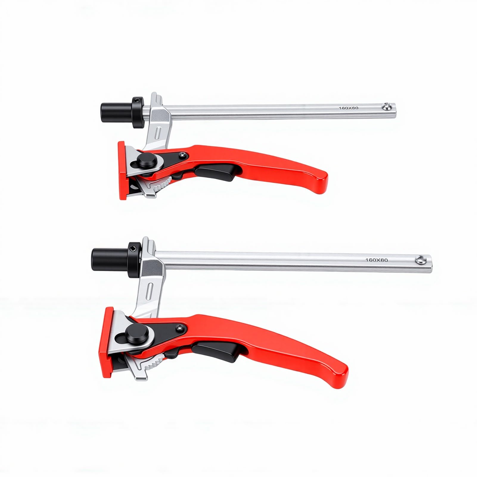 Generic Zacisk Dociskowy Quick Ratchet 20mm z Otworem dla Psa do Obróbki Drewna, Rzeźbienia, Frezowania, Polerowania, Bezpiecznego Mocowania, 2 szt.