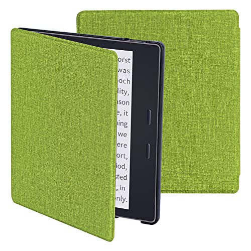 Case for Kindle Oasis 9, 10th Generations, Flip Cover Protection Case for Kindle E-Readers, Ultra-Thin Protective Cover with Auto Sleep/Wake Up Compatible with Kindle Oasis 2017, 2019 Models (Green)