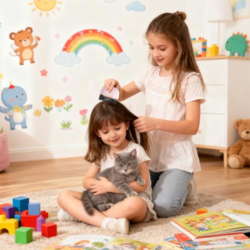 Plancha de Cabello Portátil Mini sin Cable Rosa miniatura 6