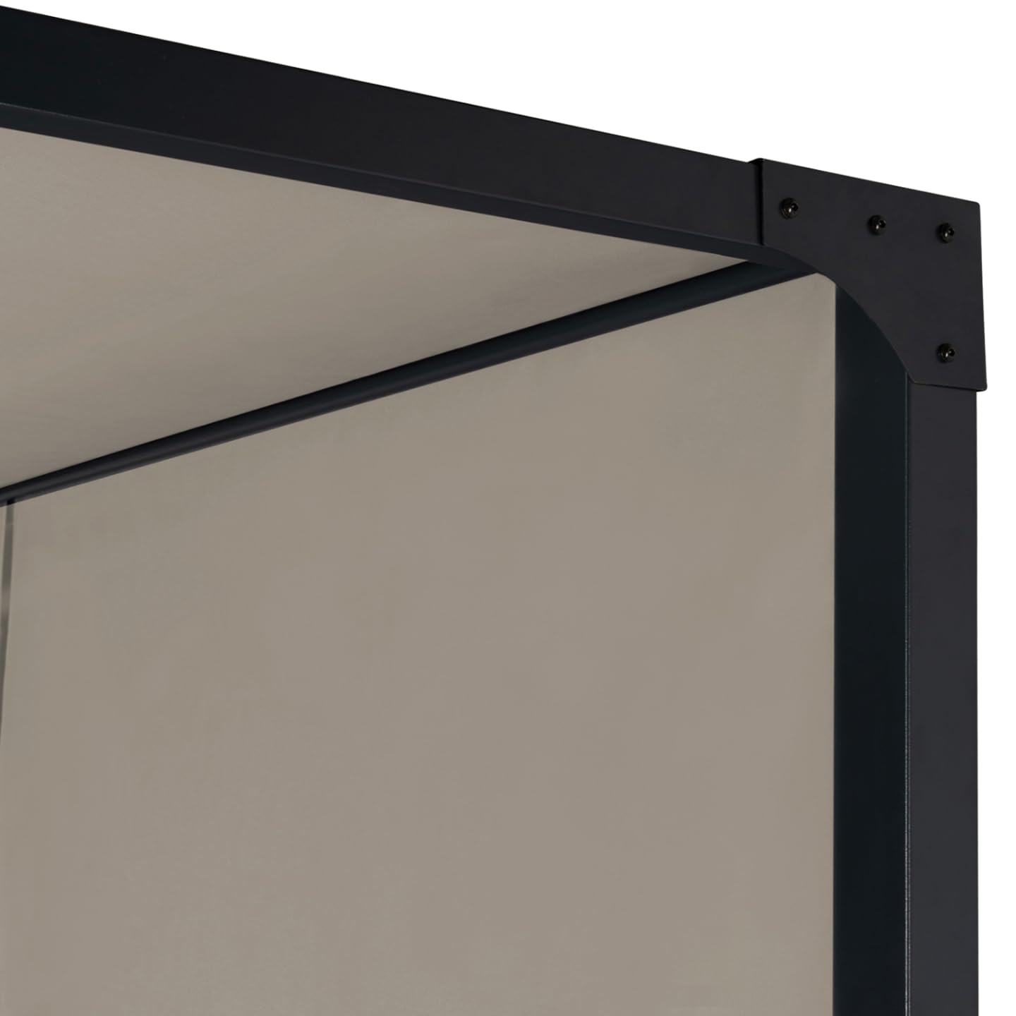 IDMarket - Pérgola, deslizante, 2 paneles, 3 x 4 m, mirador de jardín, lona, topo