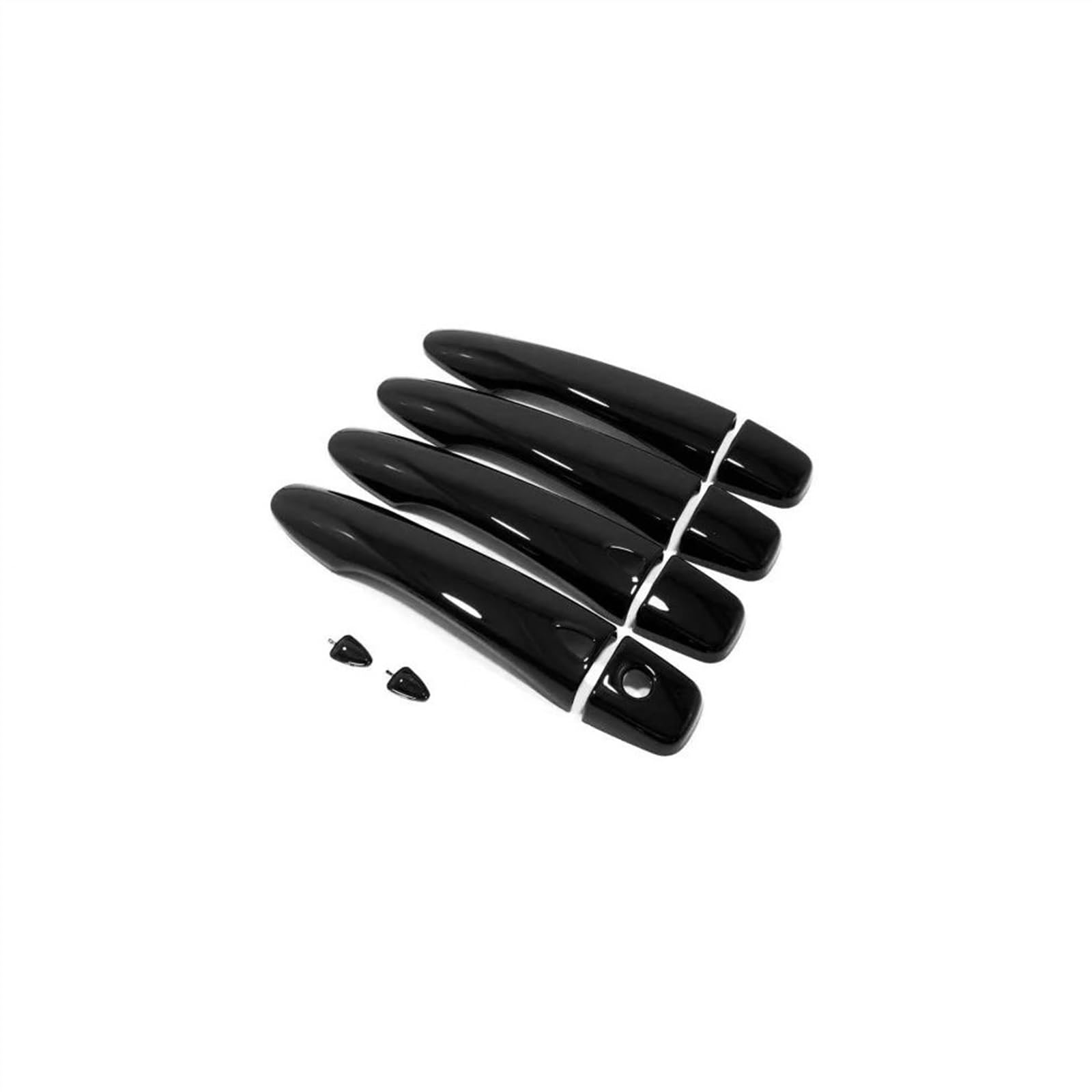 Noheeu Black A Car Exterior Door Handle Grab Cover Trim Sticker Styling For Nissan X-Trail Xtrail T32 Rogue 2014-2020 2019 2018(Black A)