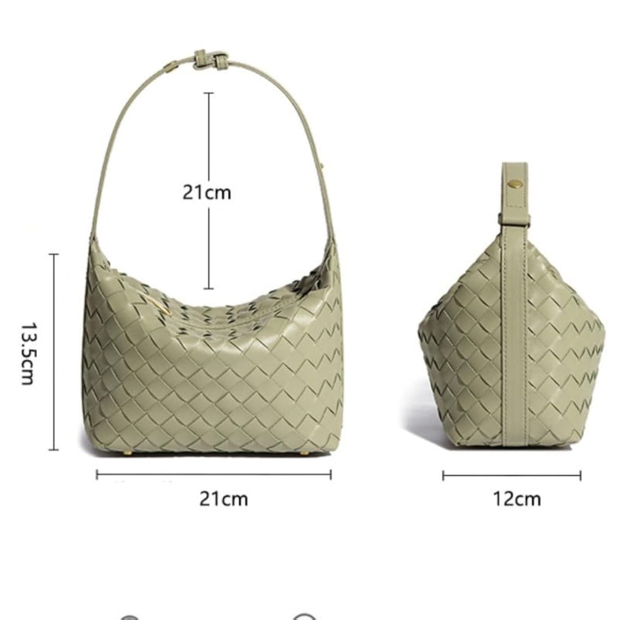 Handmade Woven Handbag for Women, Lightweight Foldable Bag
