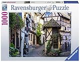 Das Ravensburger 1000 Teile Puzzle Egisheim im Elsass zeigt den charmanten Flair der kleinen französischen Gemeinde. Das abwechslungsreiche Motiv sorgt für ein lang anhaltendes Puzzle-Vergnügen