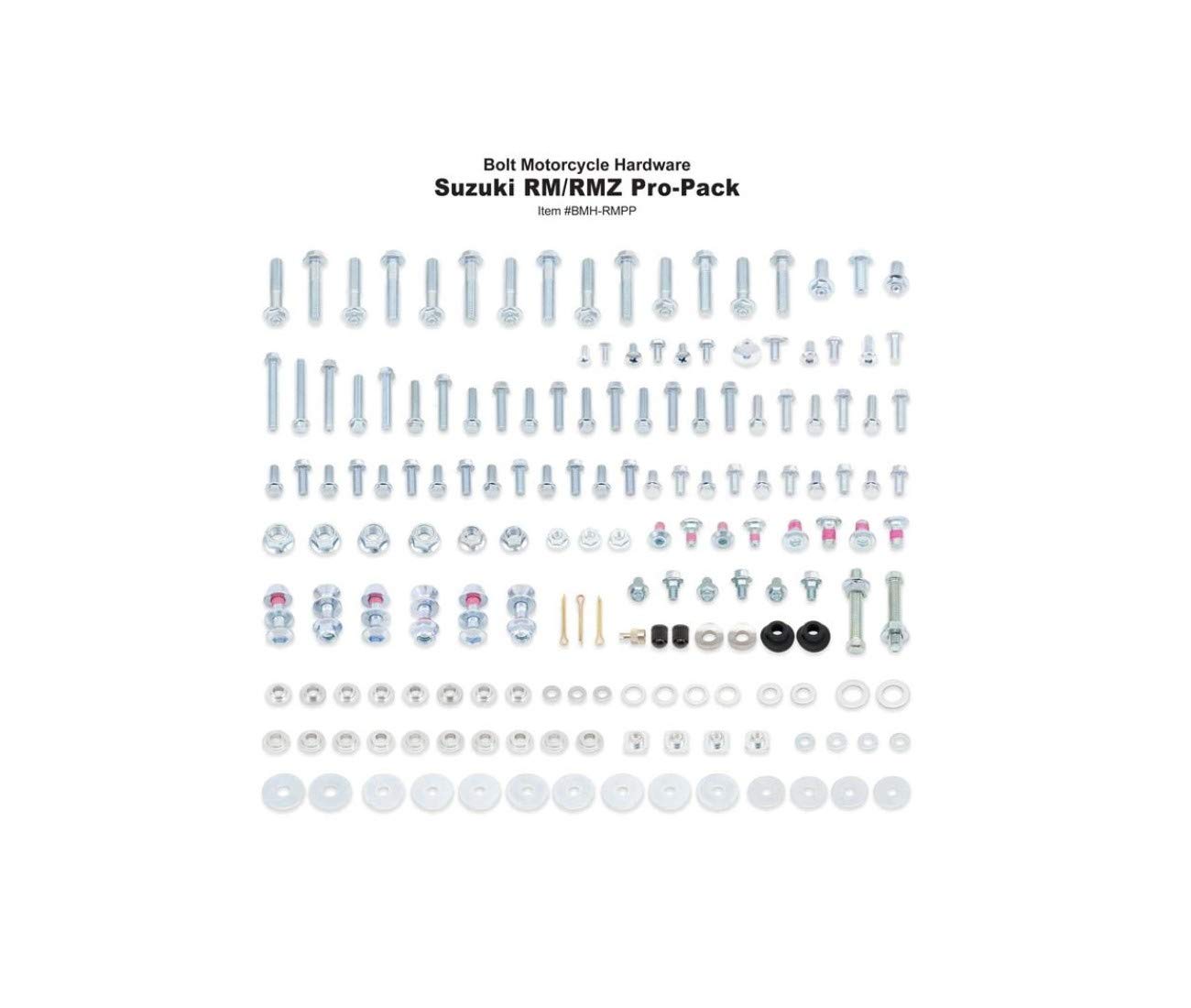 compatible avec/remplacement pour RM 125 / RMZ 250 450 - KIT VISSERIE PRO-PACK BOLT/BMH-RMPP