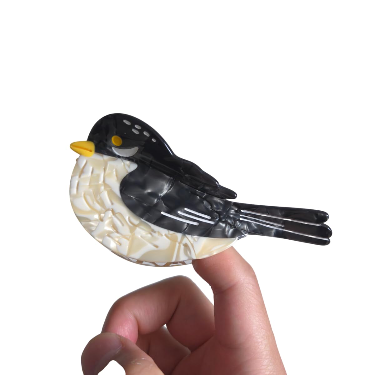 Funny Sparrow Hair Clips,Novelty Acetate Hair Clip,Bird Claw Clips for Women - Image 3