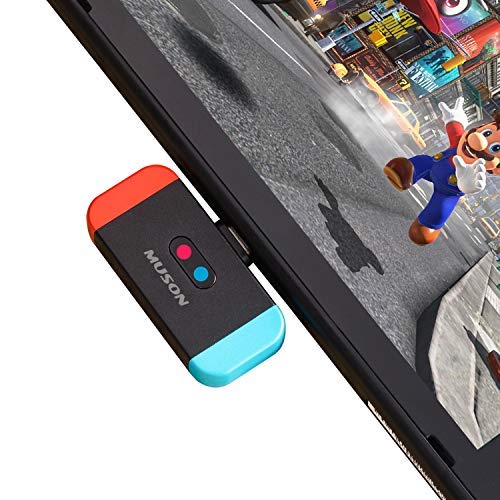 Bluetooth Adapter for Nintendo Switch USB C Wireless Audio Transmitter Support APTX Low Latency Voice Chat Passthrough Charging Compatible with AirPods PS4 Bose Sony and Bluetooth Speakers Earbuds