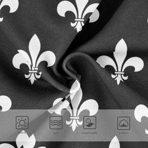 White Symbols Carnival Black Girl Panties Cute Toddler Girls Underwear Cotton Fun Print Underpants Briefs 2t3