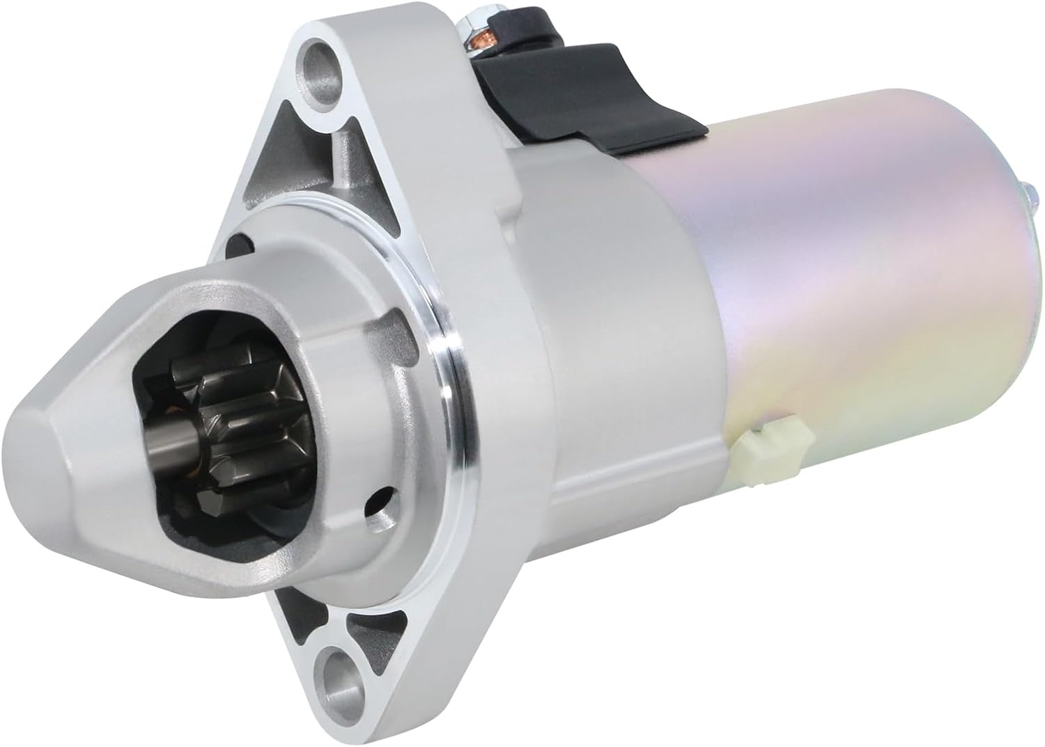17870 New Starter Motor Fit for 2003-2005 Honda Accord, 2003-2006 Honda Element, 2004-2005 Acura TSX, 2.4L L4, 1.6KW 12V 9-Teeth CW Replace 31200-RAA-A51 31200-RAA-A52 SMU0311 41054101R SM61209 17870N