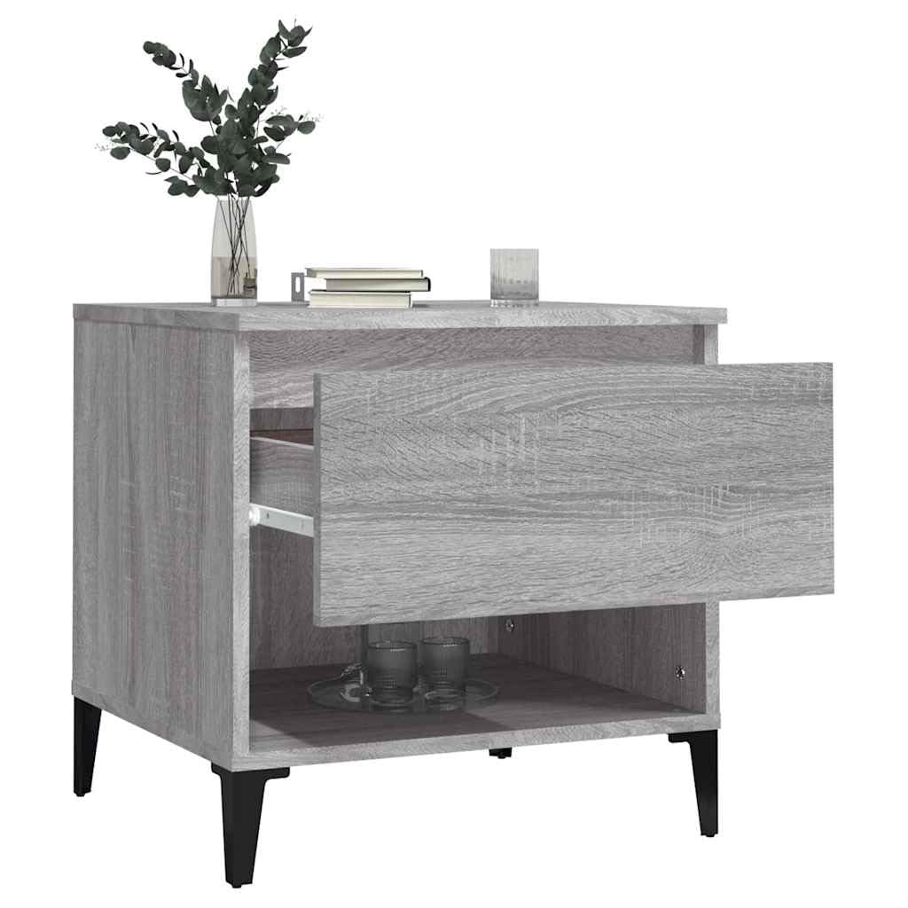 Set di 2 tavolini da caffè grigio Sonoma, 50 x 46 x 50 cm