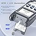 Fiber Optic Cable Tester & Power Meter - Portable Optical Light Meter with FC/SC/ST/LC Interfaces, (-70) dBm to (+10) dBm Range, 10 Wavelengths, LED Display - for Network Installation & Maintenance