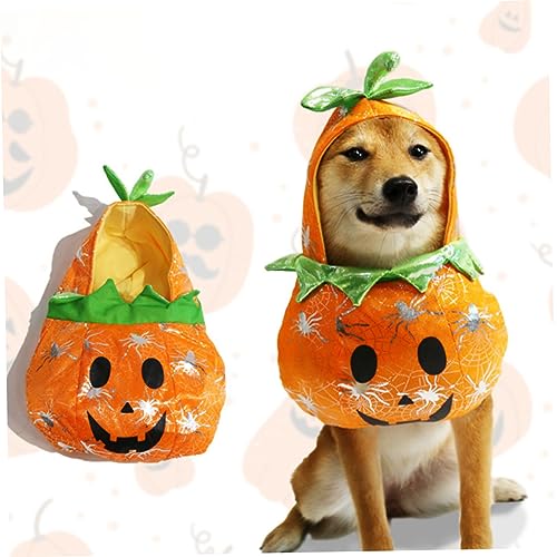 Disfraz Halloween para Perros en Forma de Calabaza miniatura 3