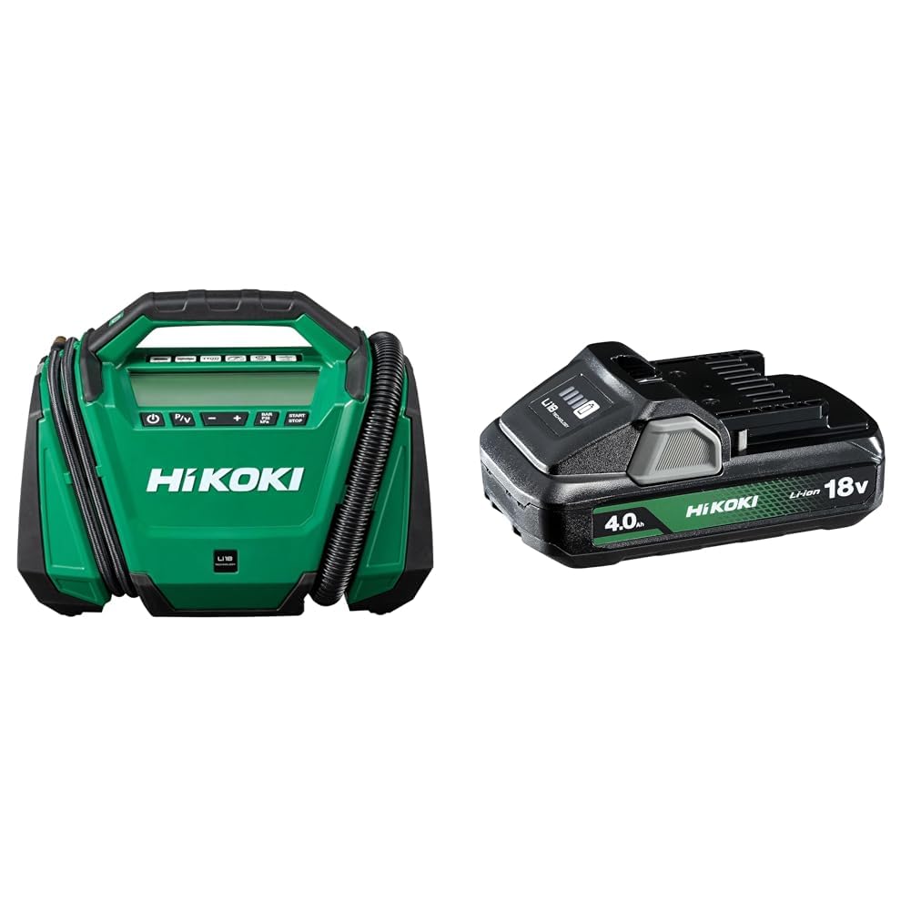 Amazon.co.jp: 【セット買い】 HiKOKI(ハイコーキ) 18V充電式空気入れ