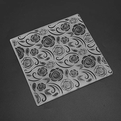 Paper Craft Making Tool DIY Embossing Folder, Embossed Template, Durable Rose Pattern Card Scrapbook Supplies for Home Popular Embossing Machines Kids - Image 3