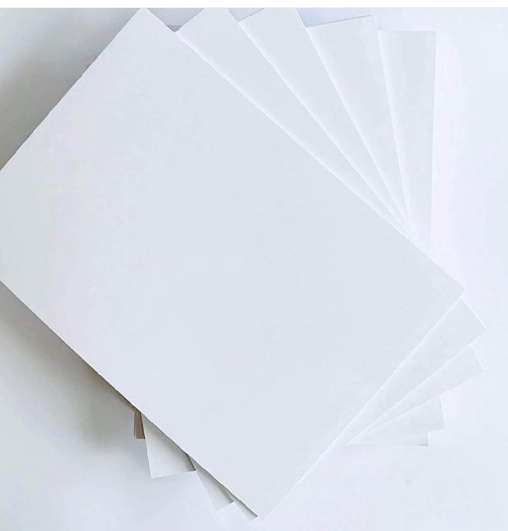 SGcraftsandsupplies White Color A3 Size (12x18 inch) Cardstock Sheets