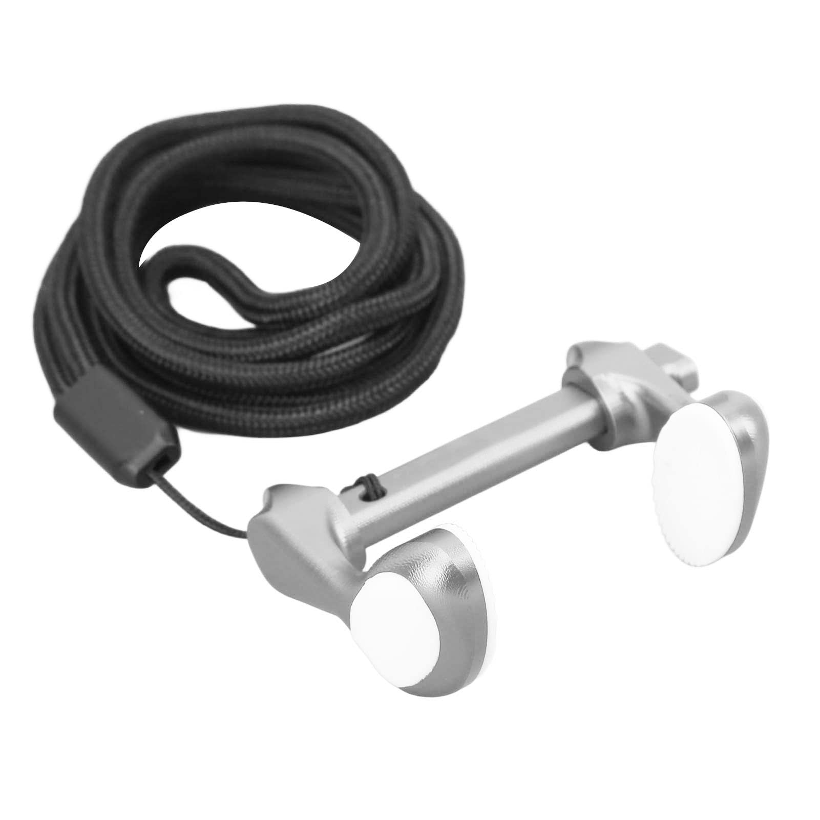 KANASI Clip para la Nariz de Buceo, tapón Nasal Ajustable de aleación de Aluminio con cordón para entusiastas de la natación, el esnórquel y el Buceo