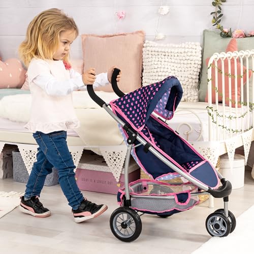 Poussette de poupée Bayer Design 39952AC avec double roue avant - 4