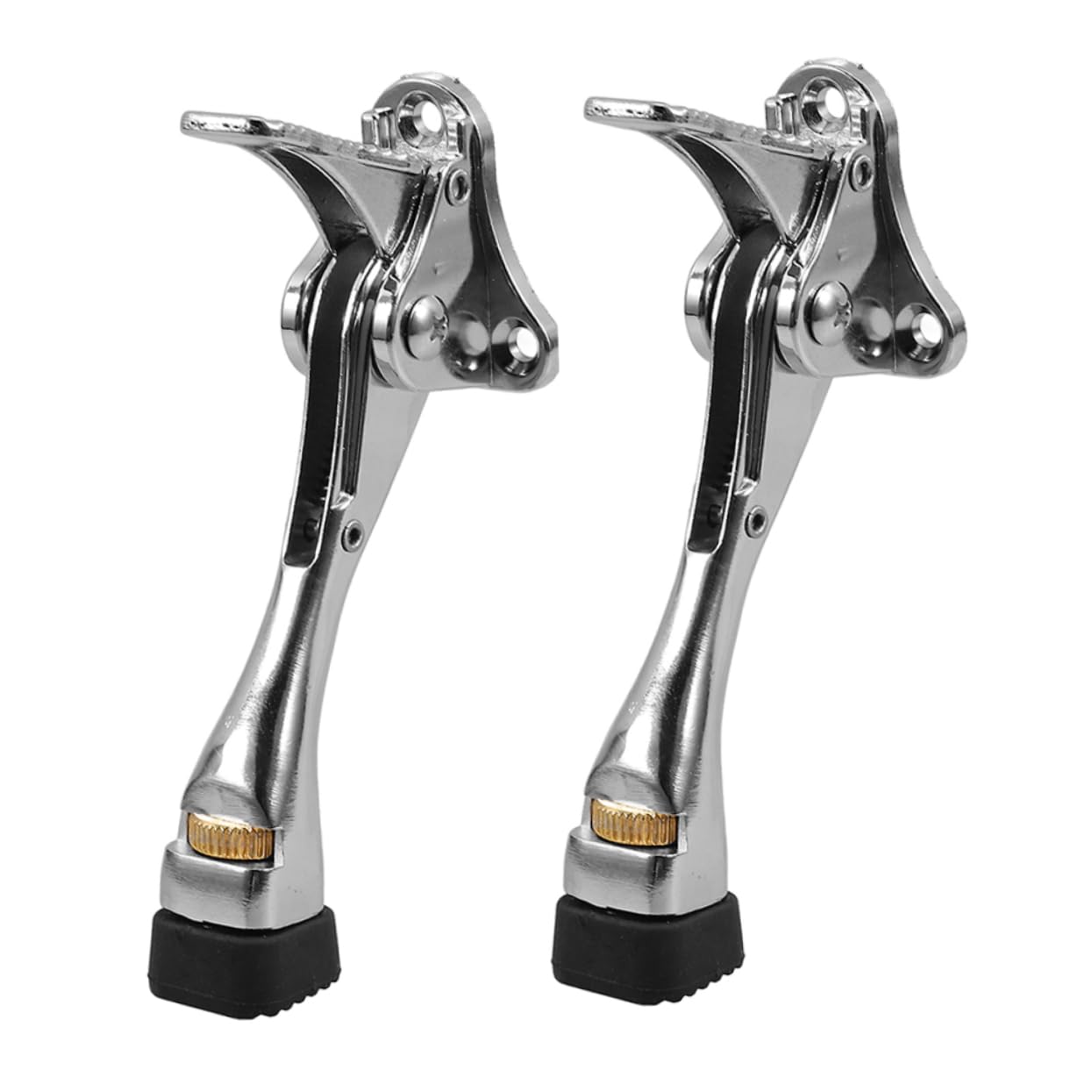 Butée de porte au pied réglable pour stabiliser les ouvertures de maison
