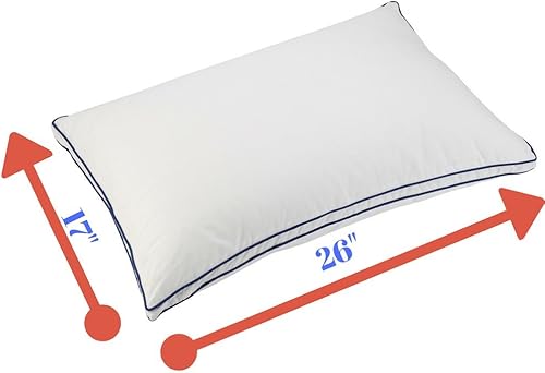 Miniatura 2 de FOMI Almohada grande para dormir de agua de alta calidad, almohada ajustable y de apoyo para una firmeza preferida, diseño ortopédico cómodo para