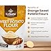 LiveKuna - Orange Sweet Potato Flour, Sweet Potato Flour for Baking, Gluten-Free Baking Flour, Alternative for Almond Flour, Rice Flour & Coconut Flour, Sweet Potato Powder Flour for Soups & Sauces