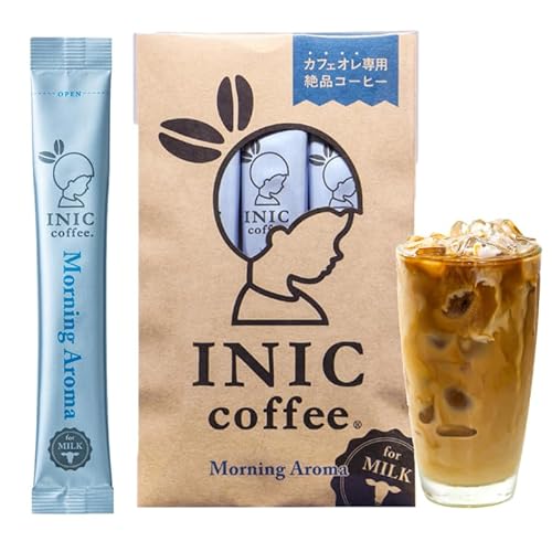 INIC coffee モーニングアロマ スティック 30本 【カフェオレ専用 絶品コーヒー】【パウダーコーヒーの最高峰】【世界のバリスタチャンピオンも採用の味わい】のサムネイル