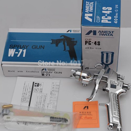 Pistola Pulverizadora Anest Iwata WIDER4-13J2 1.3mm - Sin Taza, Alimentación Por Gravedad