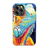 VistaVibe Lizard Sunburst Sentinel Phone Case – Durable Phone Protection with Printed Art Design, Dual Layer Shockproof Case with Unique Artwork, Great Gift for Friends or Family