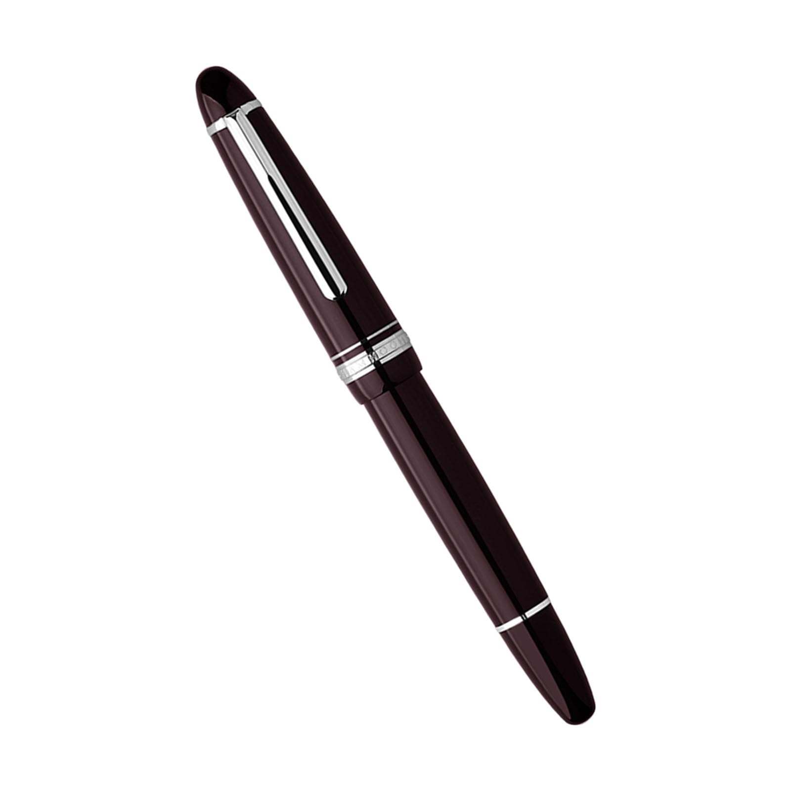 Stylo-plume de luxe pour écriture lisse - Stylos plume élégants de 35 mm - Grande capacité - Écriture lisse