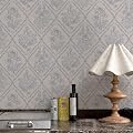 Toduso Peel and Stick Wallpaper Vintage Wall Paper Boho Contact Paper Blue Removable Wallpaper for Kitchen Bathroom Bedroom Floral Waterproof Self Adhesive Vinyl Drawer Decor 17.3"x78.7"