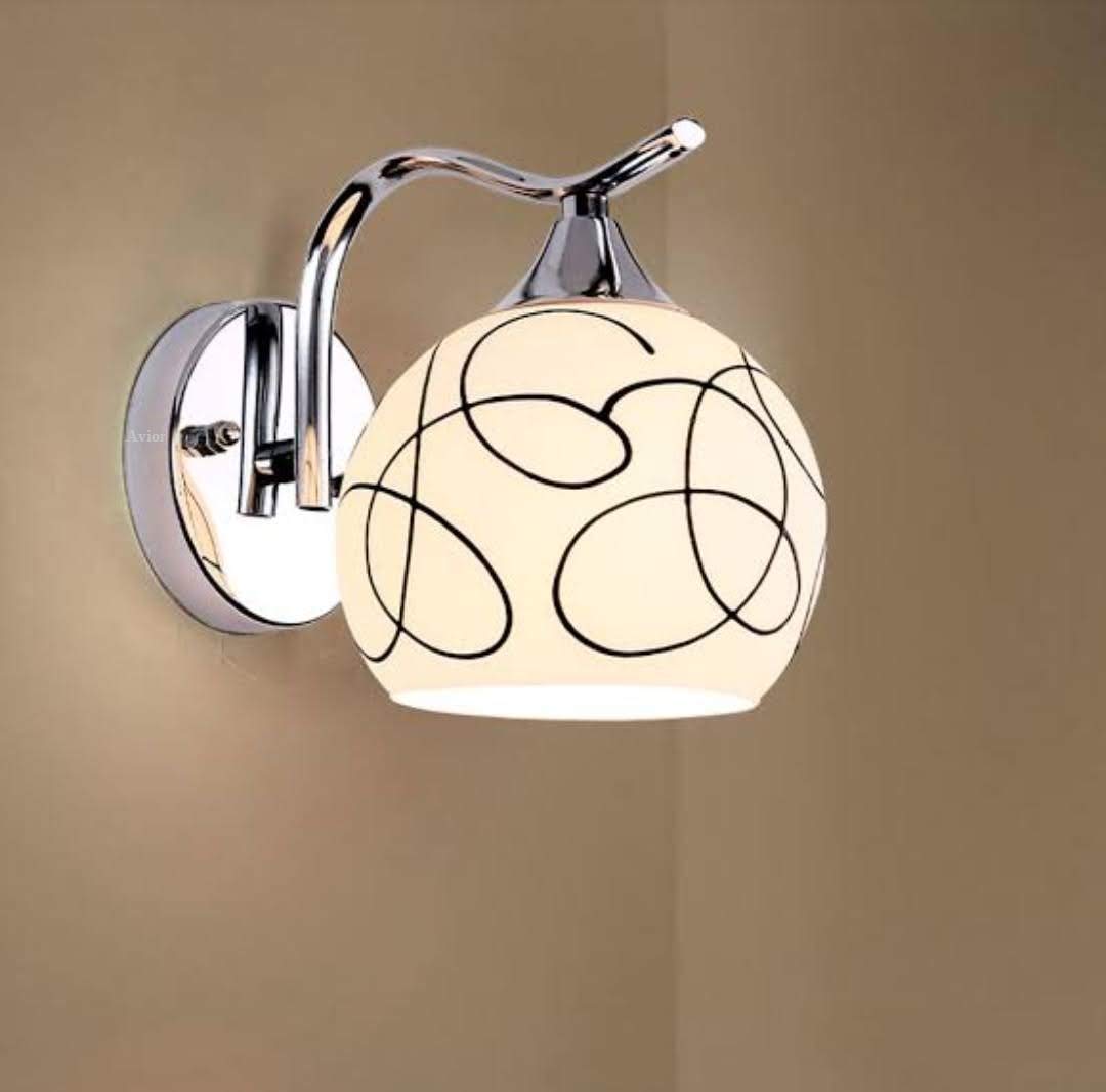 AviorGlass Decorative Wall Lamp/Wall Light For Room, Kitchen & Balcony (Model 4)