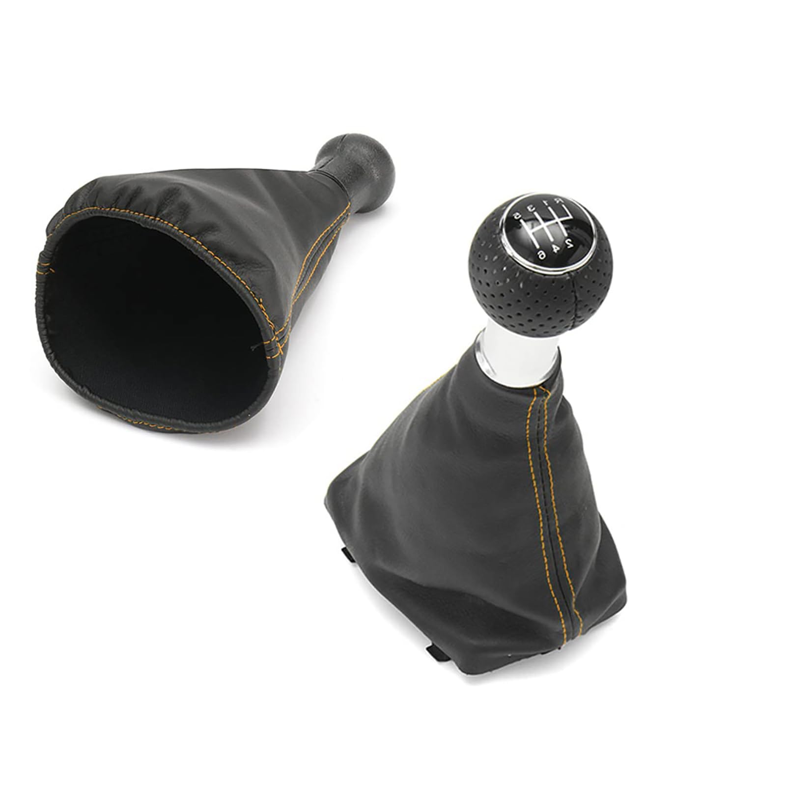 EXTRWORY Auto Gear Shift Knop Lederen voor Seat voor Ibiza 4e Generatie EXTRWORY Auto Gear Shift Knop Lederen voor Seat voor Ibiza 4e Generatie
