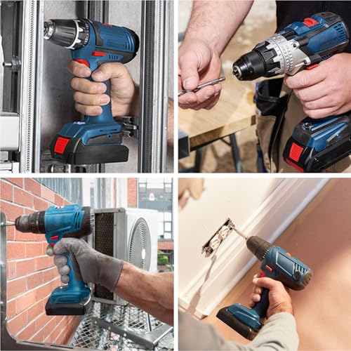 4 Stück18V 8.0AH Li-Ion Ersatzakku für Bosch 18V Akku Lithium Akku Kompatibel mit Bosch 18V Serie BAT609 BAT618 BAT618G BAT609G BAT619 BAT619G BAT610G mit LED – Bild 8