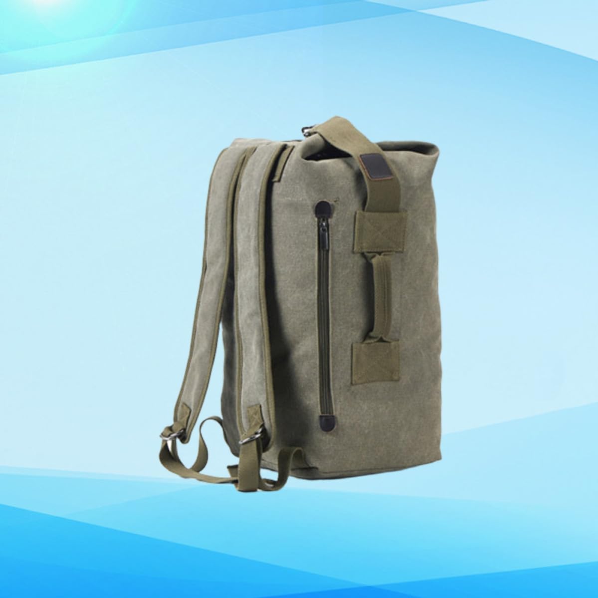 Großer Aktualisierte Version für Herren mit Viel Stauraum Rucksack Canvas Laptop und Komfortablen Tragegurten Kleiner Reiserucksack für Outdoor und Büro