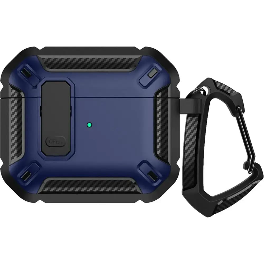 Sahara - Raider Series Heavy-Duty Case for AirPods 4, Midnight Blue, (HP00178)