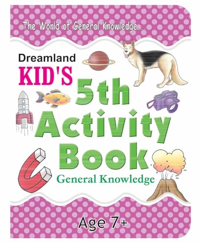 Image of Kid's 5th Activity Book - General Knowledge | Fun Early Learning Workbook for Kids Age 7+ | Science, Animals, Vehicles, Solar Energy & More | 64 Pages