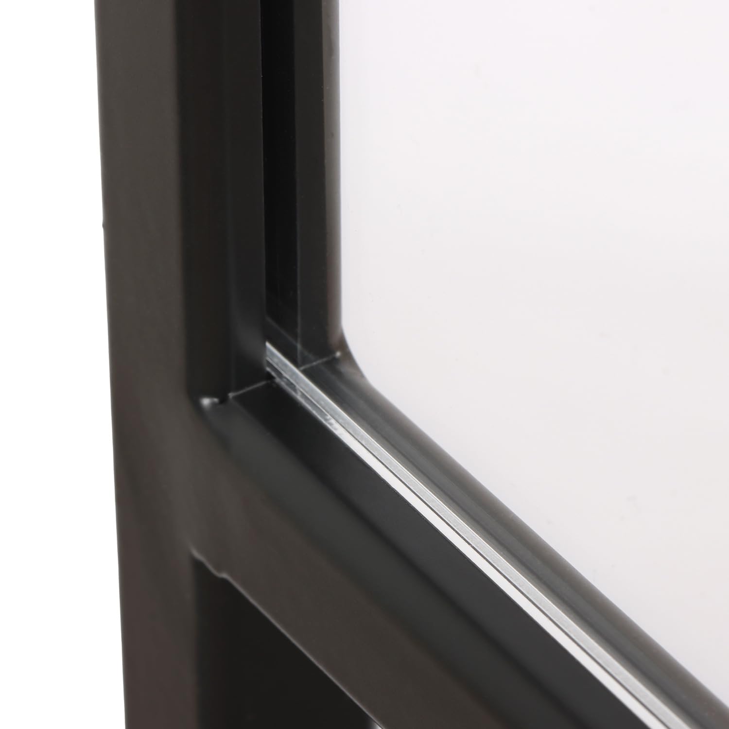 EUROPEL Porte Affiche A4 - Support Affiche sur Pied en Métal Noir avec Insert Acrylique Transparent - Porte Menu Durable et Élégant pour Restaurants, Bureaux, Réceptions