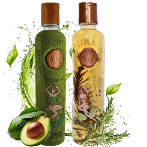 RITUAL BOTANICO KIT2 - Shampoo de Romero + Acondicionador Intensivo PLEX con Banano y Aguacate 100% Colombiano