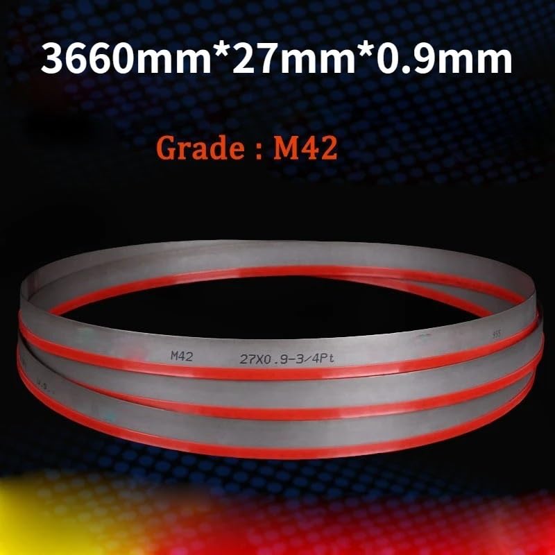 M42 1 Uds. Hojas de sierra de cinta de 3660mm * 27mm * 0,9mm * 4/6tpi
