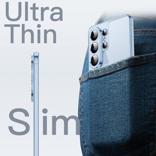 Image of JETech Magnetic Slim Cover Case for Samsung Galaxy S26 Ultra, Compatible with MagSafe, Camera Lens Full Protection, Ultra-Thin Lightweight Clear Minimalist Protective Phone Cover (Omphalodes)