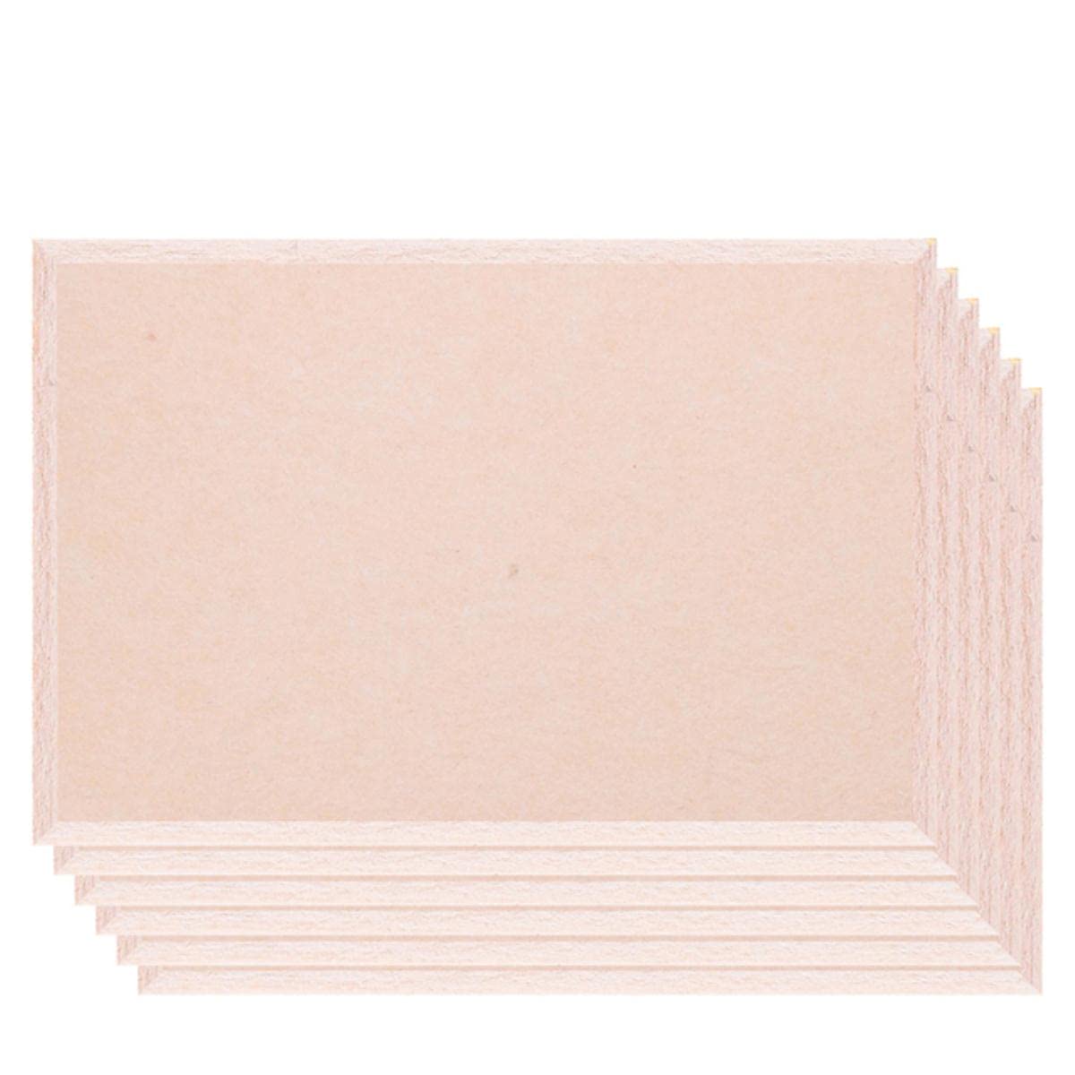 Panel de insonorización 6 piezas Aislador acústico Estudio de música Pegatinas de pared aislantes Absorbentes de sonido Grabación en casa/habitación Ruido-China, 14-Beige, 0.9cm Densidad media