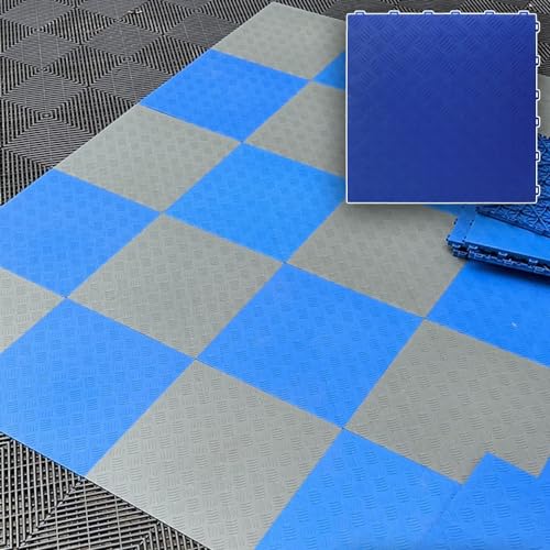 ガレージタイル ガレージマット車庫マット はめ込み式 車庫 ガレージ 6色 耐荷重10トン 40×40×1.8cm 組立簡単 取り外し お手入れ簡単 滑り止め 床の汚れ防止 車 バイク 洗車場 屋内屋外両用 駐車場 庭 ベランダ