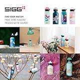 Sigg - Alu Trinkflasche Kinder - KBT Nixie - Auslaufsicher & Bruchsicher - Federleicht - BPA-frei - Klimaneutral Zertifiziert - Sport & Schule - Weissgrün & Rosa - 0,4L