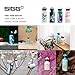 Sigg - Alu Trinkflasche Kinder - KBT Nixie - Auslaufsicher & Bruchsicher - Federleicht - BPA-frei - Klimaneutral Zertifiziert - Sport & Schule - Weissgrün & Rosa - 0,4L