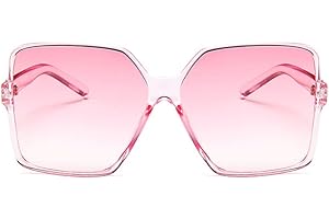 Oversized Square Pink Sunglasses - The Perfect Accessory for Fashion-Savvy Women